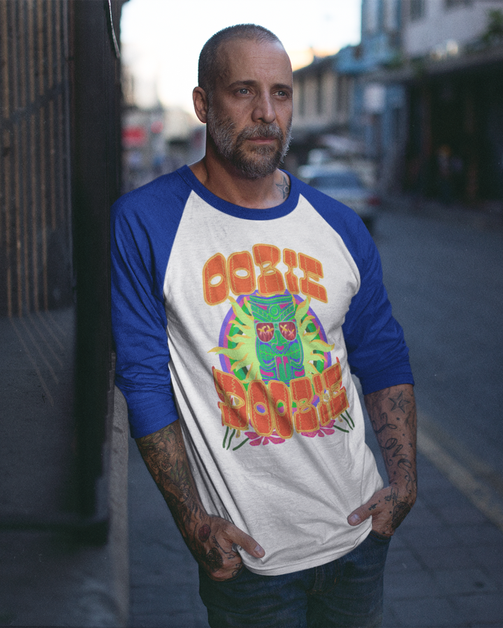 OOBIE DOOBIE, Psychedelic Luau, 3/4 sleeve raglan shirt