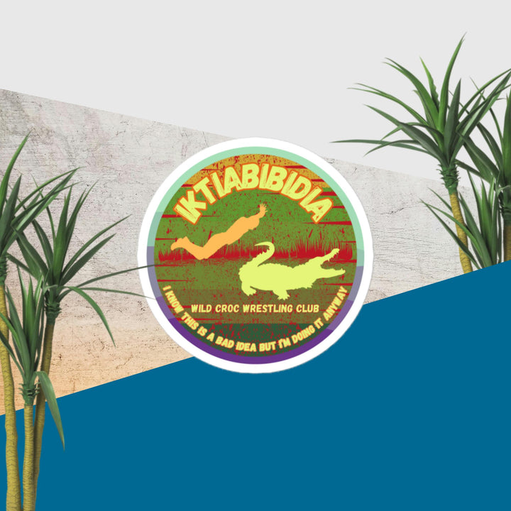 IKTIABIBIDIA, Wild Croc Wrestling Club, Bubble-free stickers