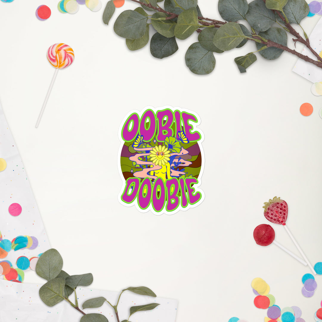 Oobie Doobie, Psychedelic, Bubble-free stickers