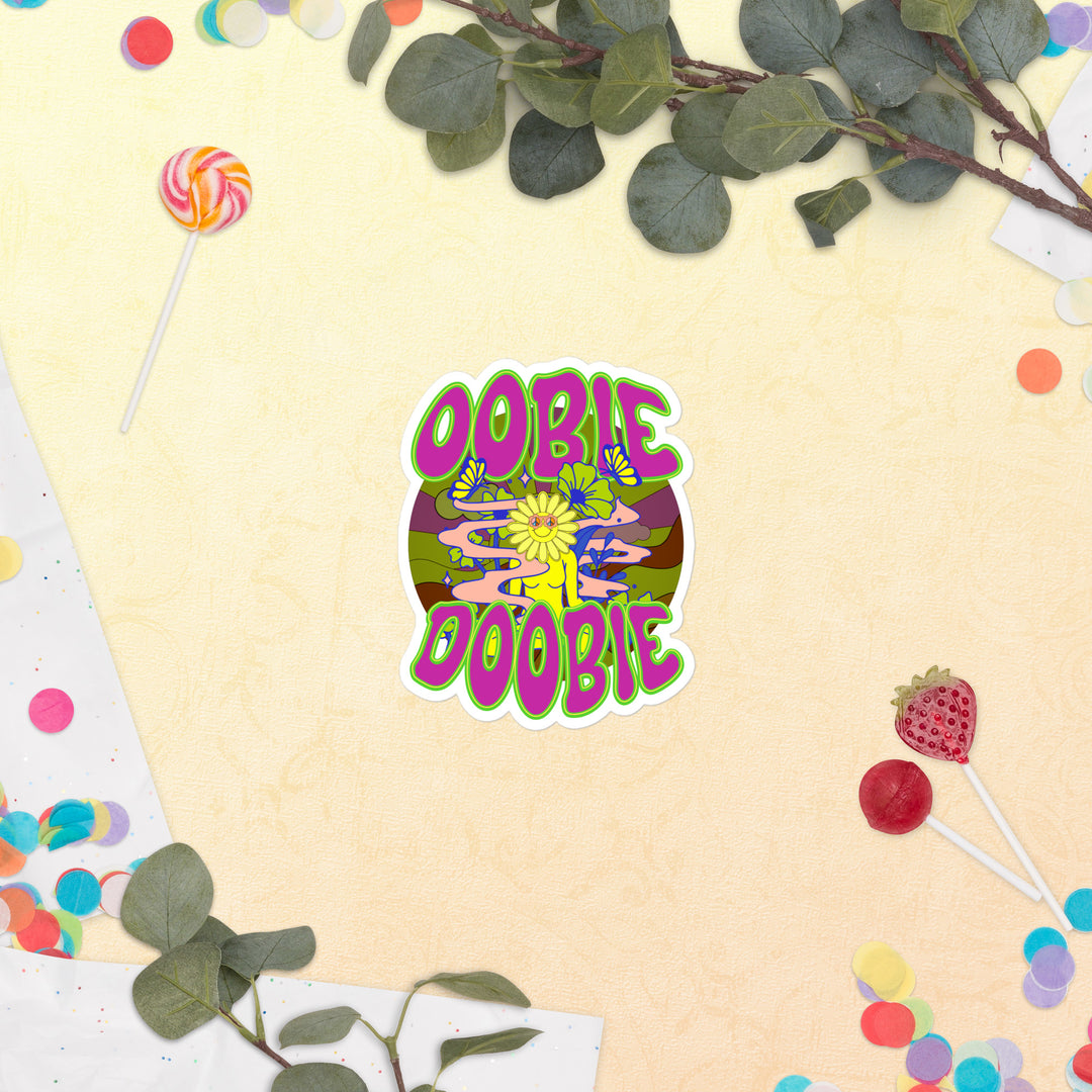 Oobie Doobie, Psychedelic, Bubble-free stickers