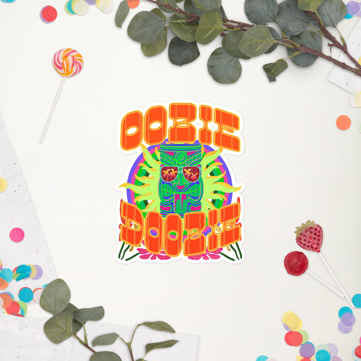 Oobie Doobie, Psychedelic Luau, Bubble-free stickers