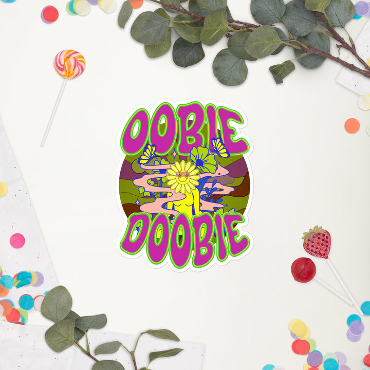 Oobie Doobie, Psychedelic, Bubble-free stickers