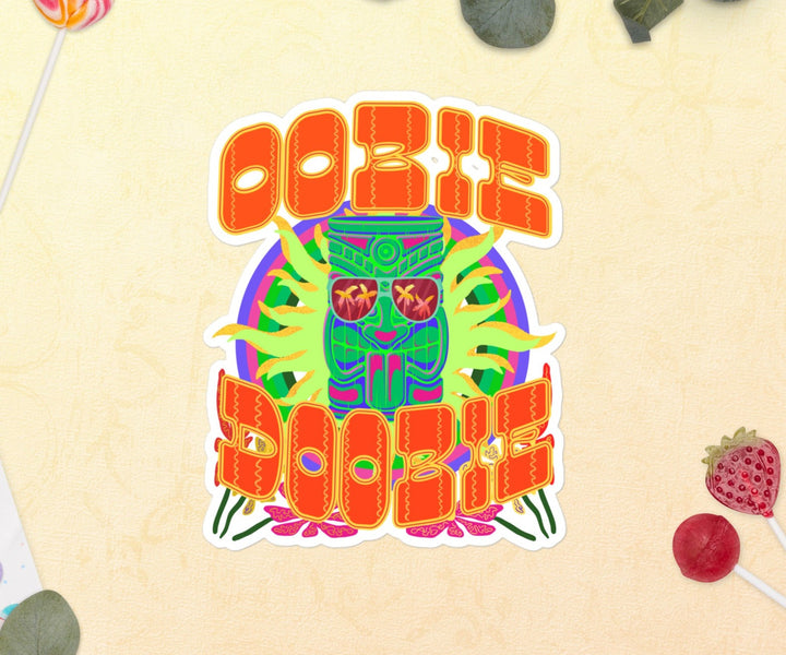 Oobie Doobie, Psychedelic Luau, Bubble-free stickers