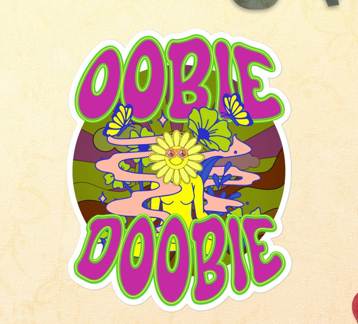 Oobie Doobie, Psychedelic, Bubble-free stickers