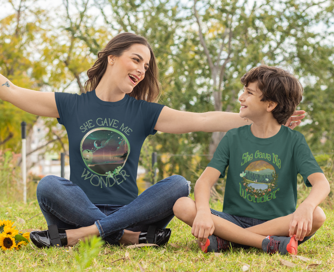 SHE Gave Me Wonder, Mother Nature, Youth Short Sleeve T-Shirt