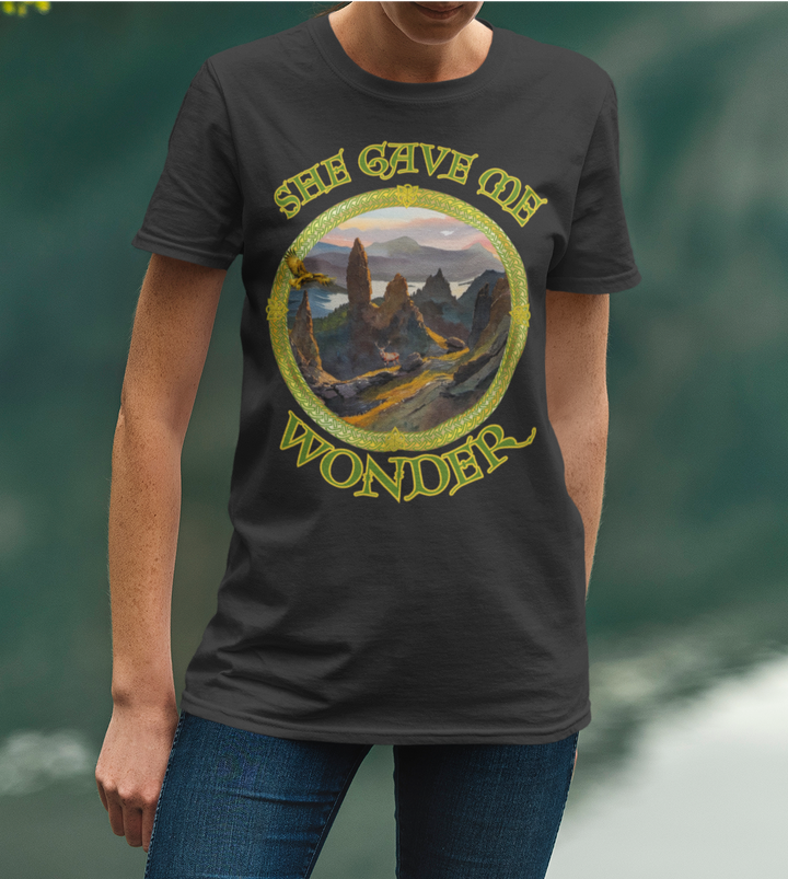 SHE Gave Me Wonder, Highlands, Unisex t-shirt