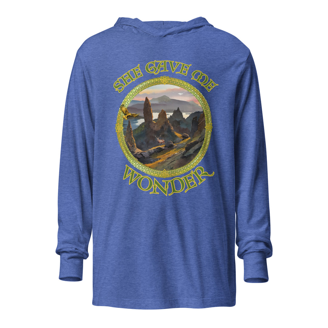 SHE, Scottish Highlands, Hooded long-sleeve tee