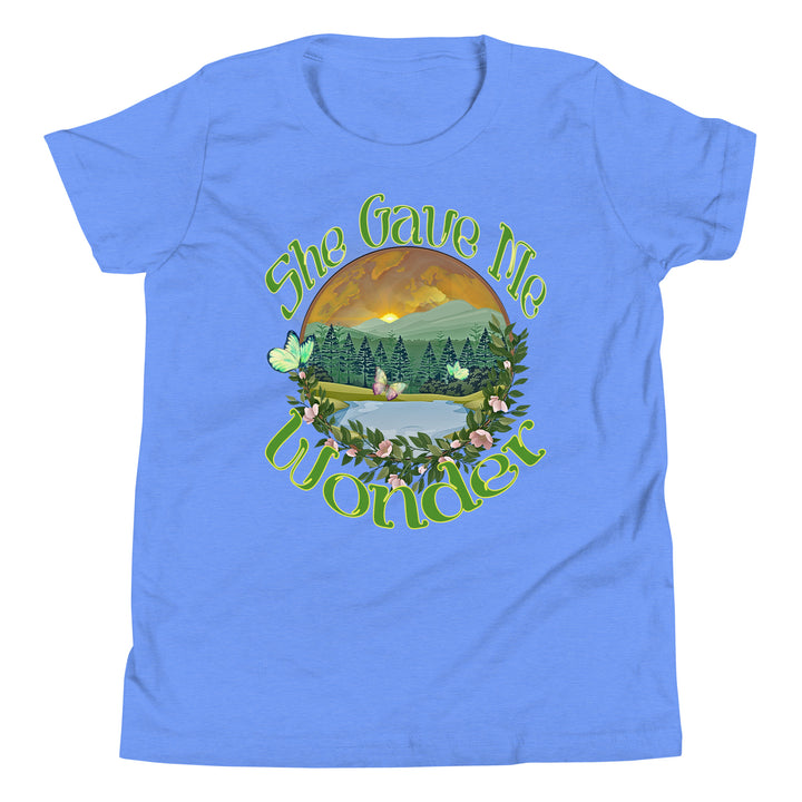 SHE Gave Me Wonder, Mother Nature, Youth Short Sleeve T-Shirt