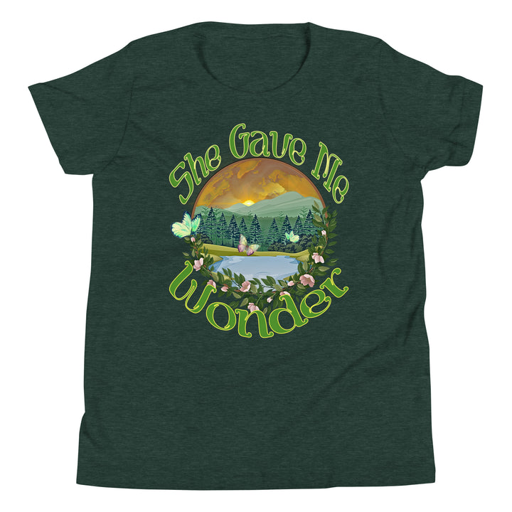 SHE Gave Me Wonder, Mother Nature, Youth Short Sleeve T-Shirt