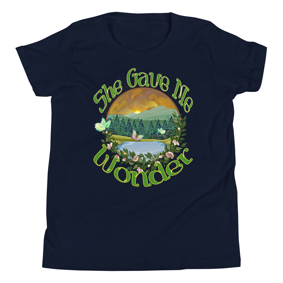 SHE Gave Me Wonder, Mother Nature, Youth Short Sleeve T-Shirt